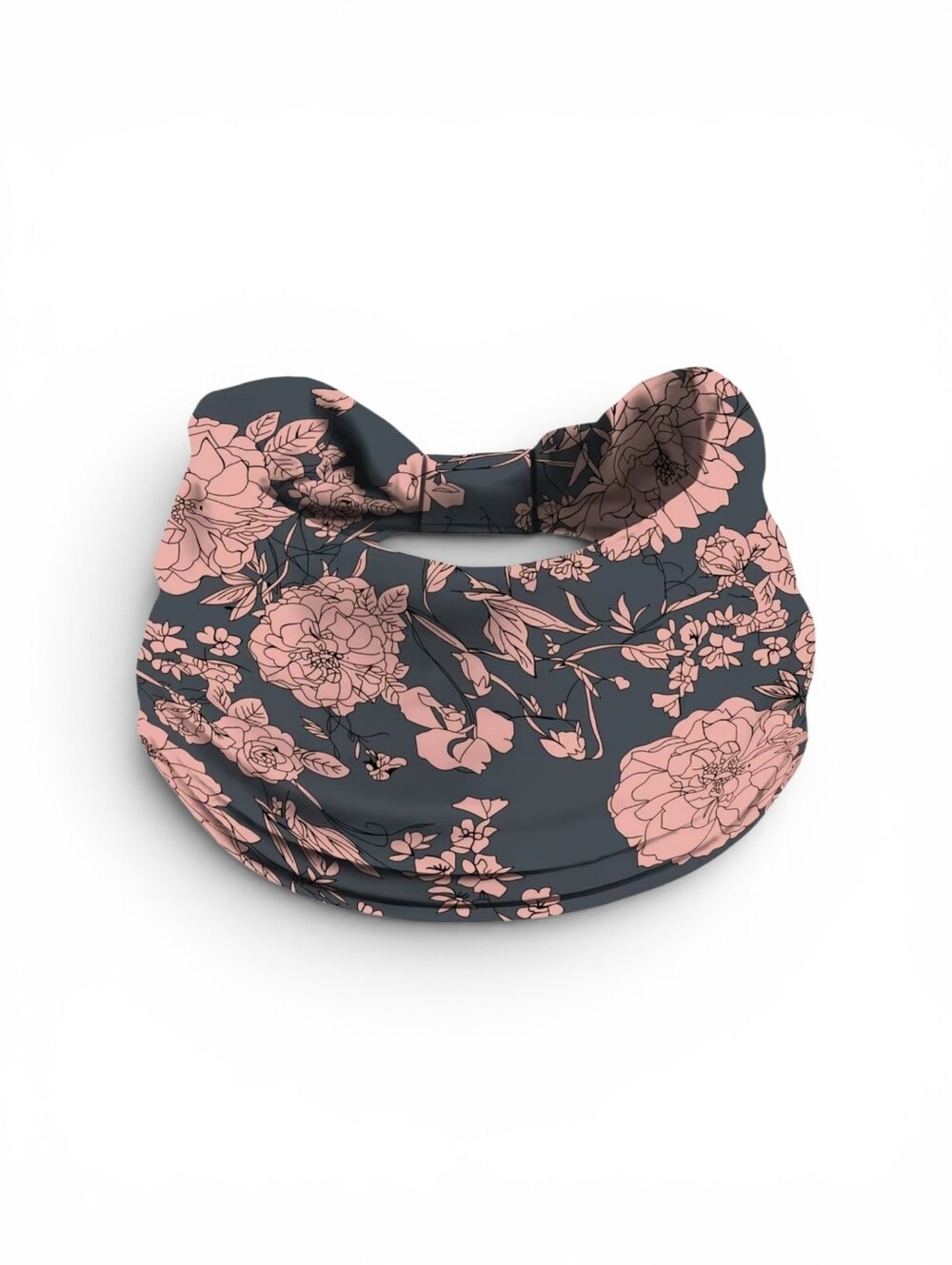 Coral Floral Boho Sporty Yoga Headband Women Hairband